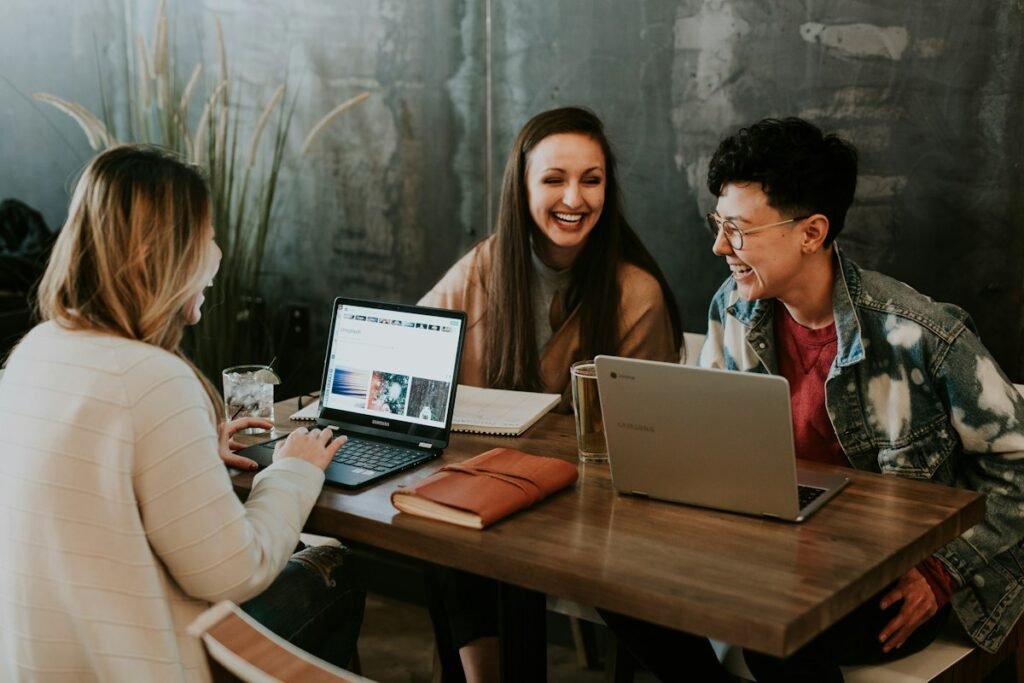 Marketing team planning content